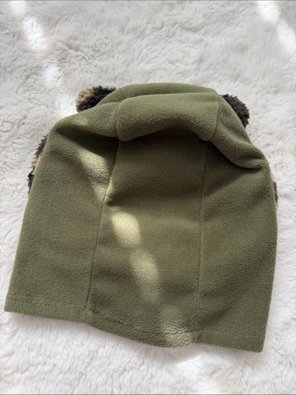 The North Face olive green